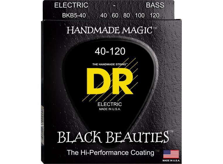 DR Strings BKB40 Black Beauties (040-100) Lite